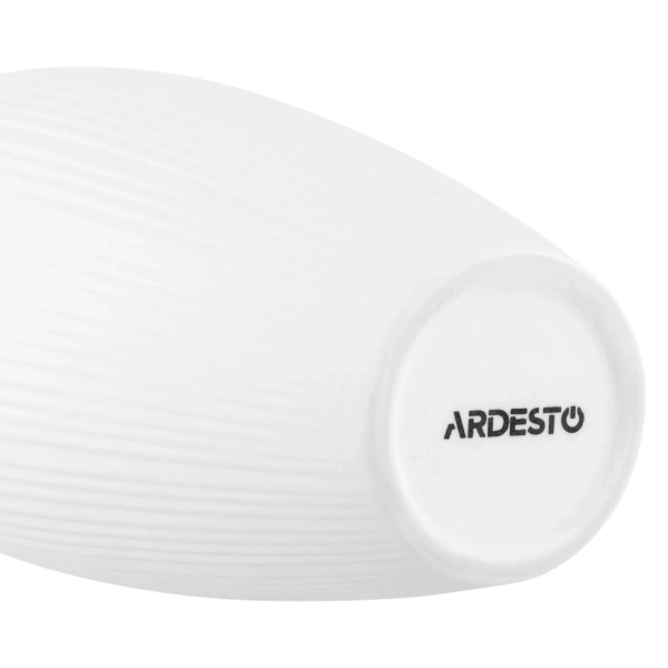 Ваза Ardesto Siena 7х23см біла (AR3806W) фото 5