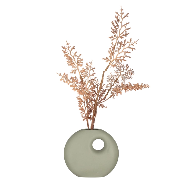 Ваза Ardesto Capri 14х12см зелена (AR3809O) фото 2