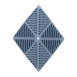 Підставка під гаряче Ardesto Gemini 16.5×16.5×1.7 см, синій (AR4012B)