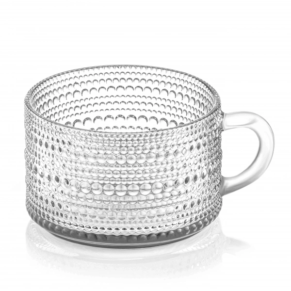 Чашка Ardesto Verbena, 10.5см, скло, прозорий (AR5024) фото 2