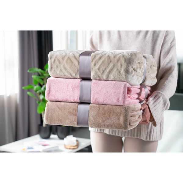 Плед Ardesto Flannel 100% поліестер, рожевий 200x220 см (ART0208SB) фото 8