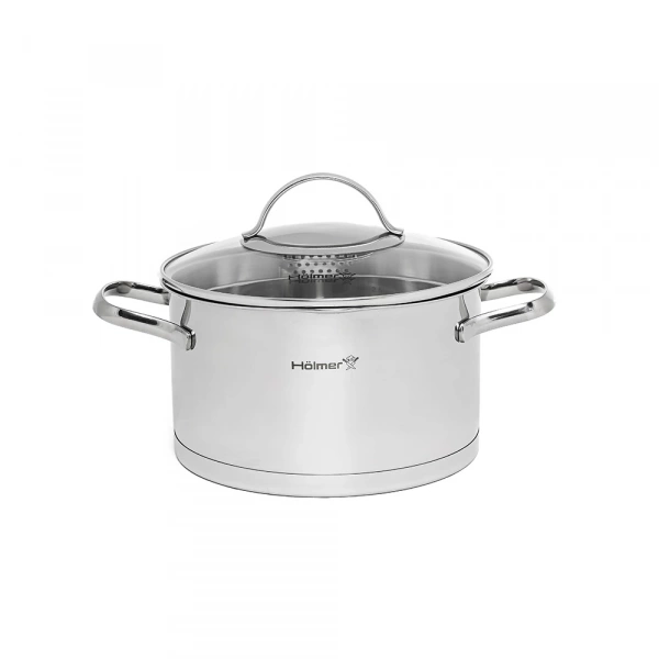 Каструля з кришкою Hölmer Aurora 3,7л (CR-17537-SSD) фото 2