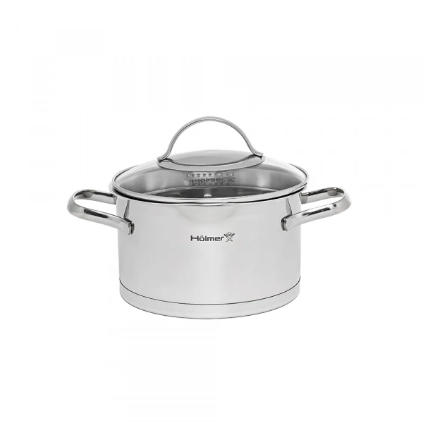 Каструля з кришкою Hölmer Aurora 2,6л (CR-17526-SSD) фото 2