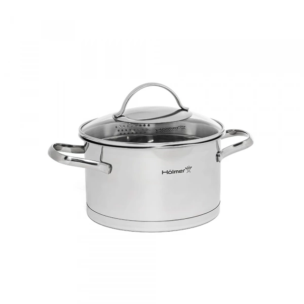 Каструля з кришкою Hölmer Aurora 2,6л (CR-17526-SSD) фото 4