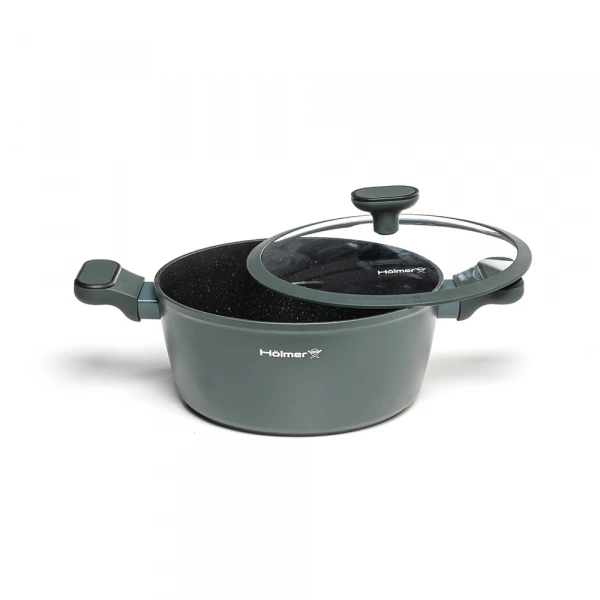Каструля кована з кришкою Hölmer Modern 4,2л (CR-1342-FAGSL) фото 3