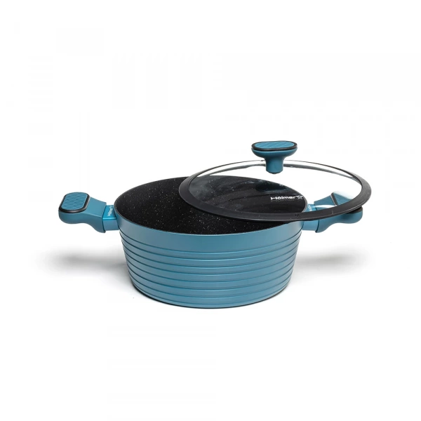 Каструля кована з кришкою Hölmer Lagoon 3,8л (CR-1338-FABSL) фото 3