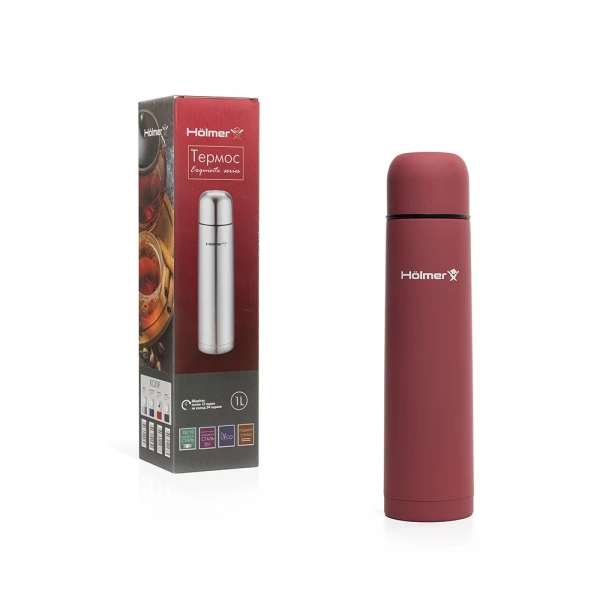 Термос Hölmer Exquisite червоний 1000мл (TH-01000-SRR) фото 9