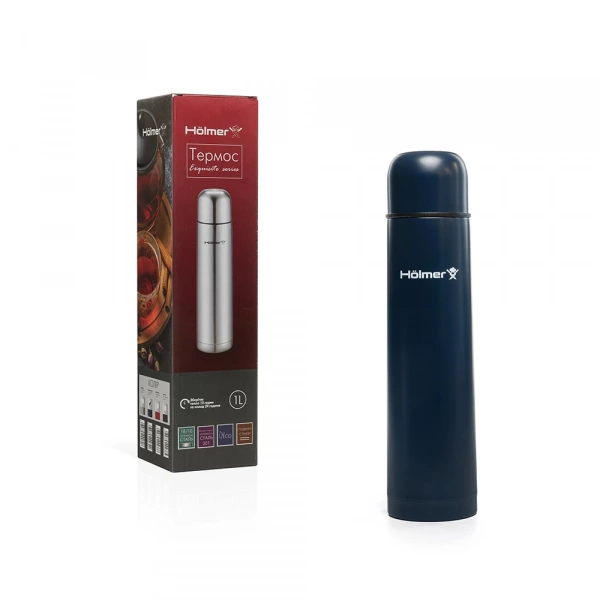 Термос Hölmer Exquisite темно-синій 1000мл (TH-01000-SDB) фото 9