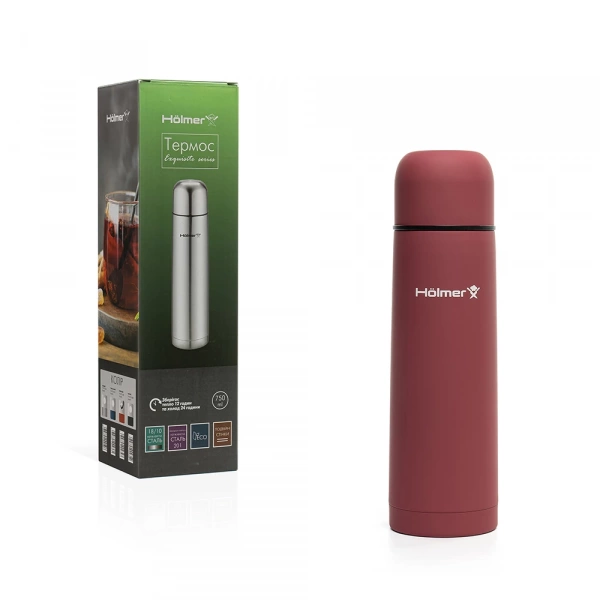 Термос Hölmer Exquisite червоний 750мл (TH-00750-SRR) фото 9