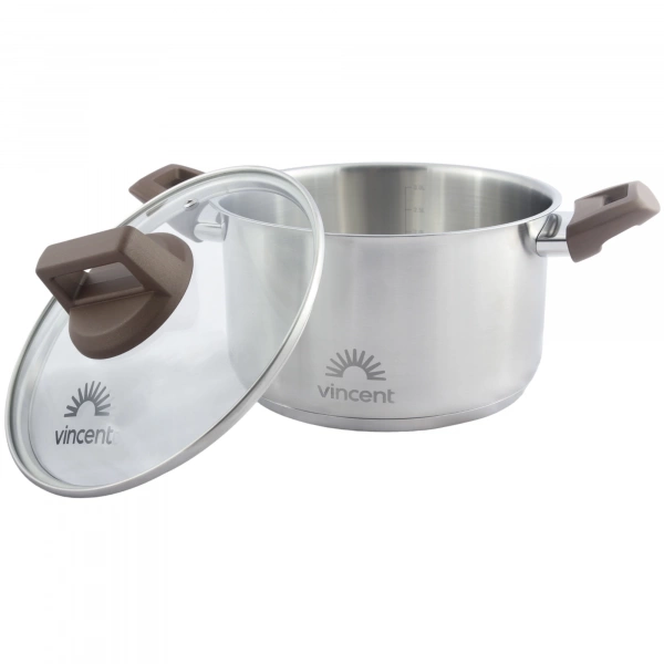 Каструля Vincent D=20см 3,3л (VC-3186-20) фото 4