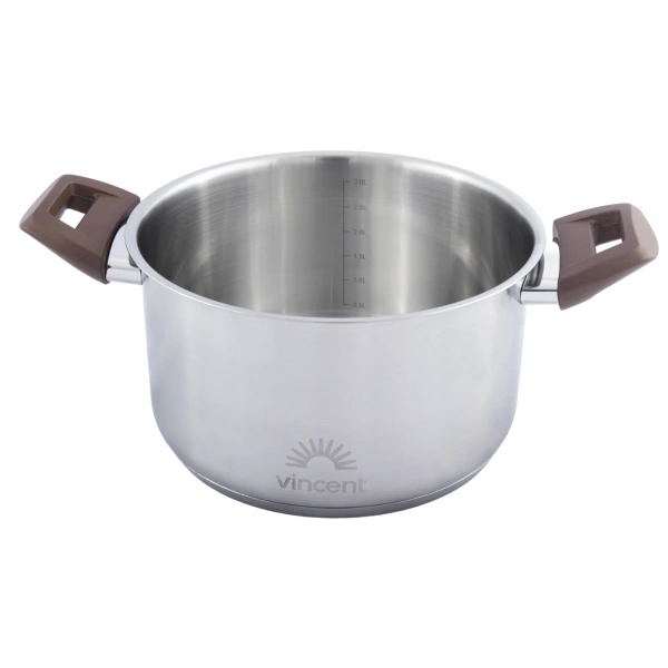 Каструля Vincent D=20см 3,3л (VC-3186-20) фото 2
