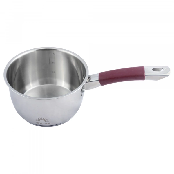 Ківш Vincent з силіконовими ручками D=16см 1,6л (VC-3187-16s) фото 3