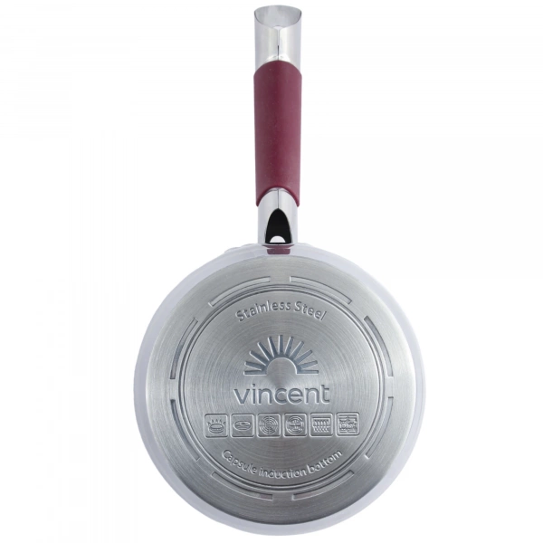 Ківш Vincent з силіконовими ручками D=16см 1,6л (VC-3187-16s) фото 5