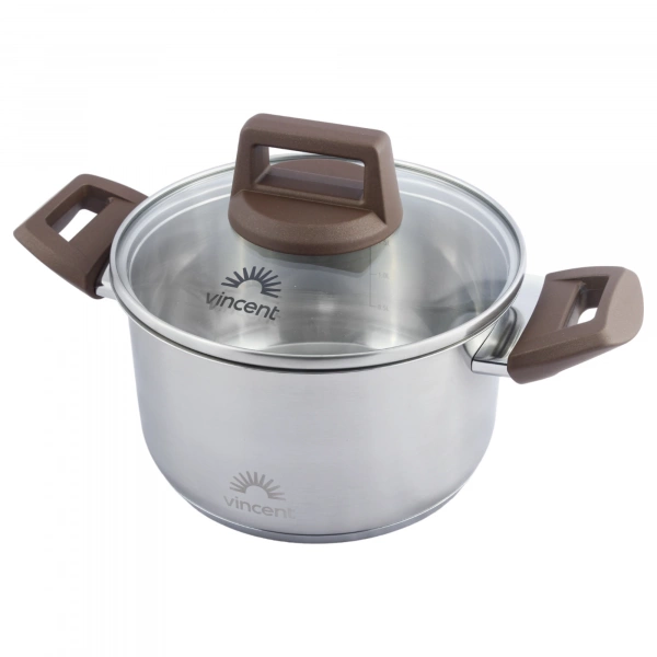 Каструля Vincent D=18см 2,4л (VC-3186-18) фото 2