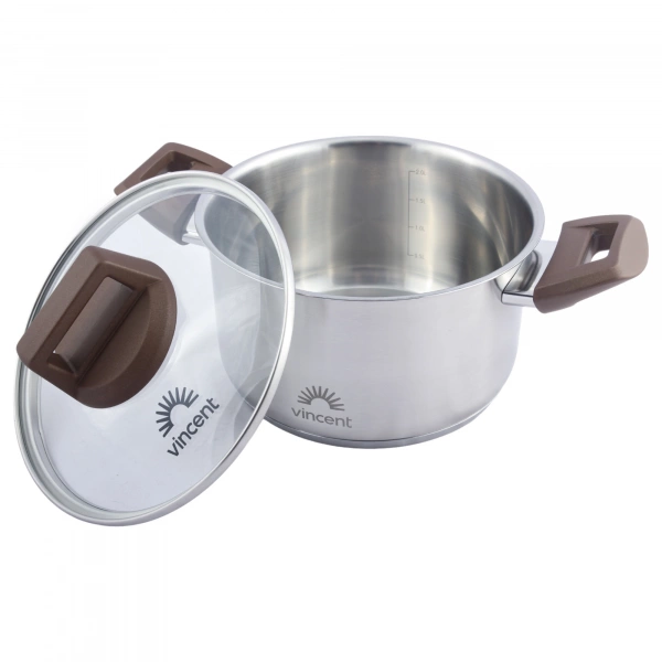 Каструля Vincent D=18см 2,4л (VC-3186-18) фото 3