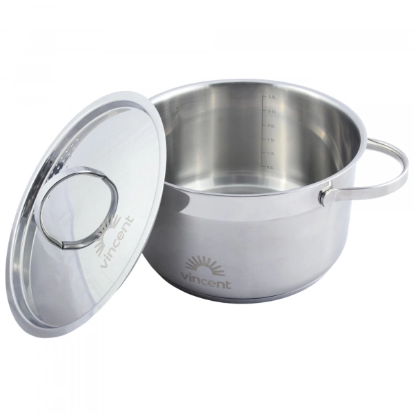 Каструля Vincent D=20см 3,3л (VC-3185-20) фото 3