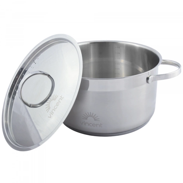 Кастрюля Vincent D=22см 4,3л (VC-3185-22) фото 2