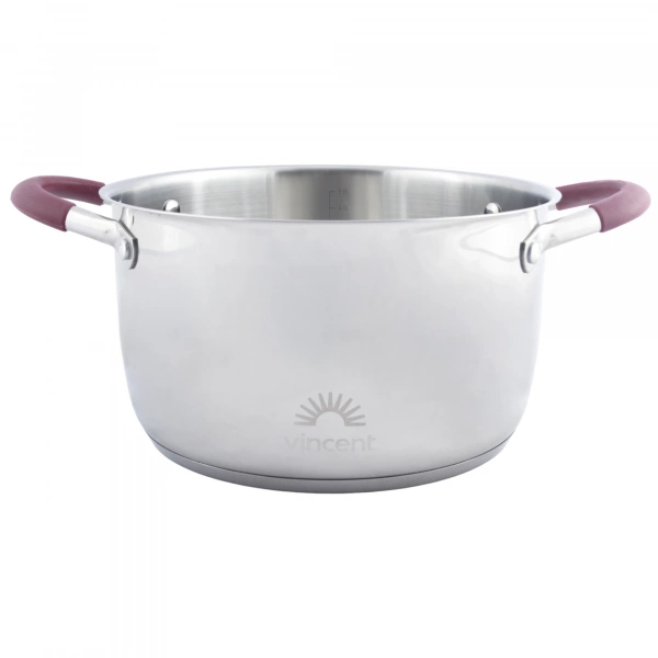 Каструля Vincent з силіконовими ручками D=20см 3,2л (VC-3187-20) фото 5