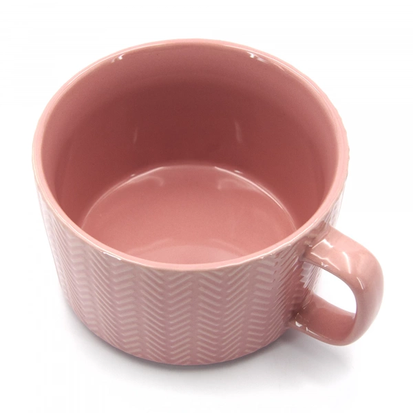 Кружка керамическая Milika BigMug Pink 700мл (M0420-KLSP13-T307A) фото 2