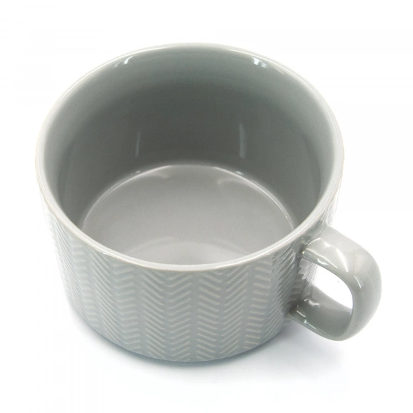 Кружка керамическая Milika BigMug Grey 700мл (M0420-KLSP13-T307C) фото 2