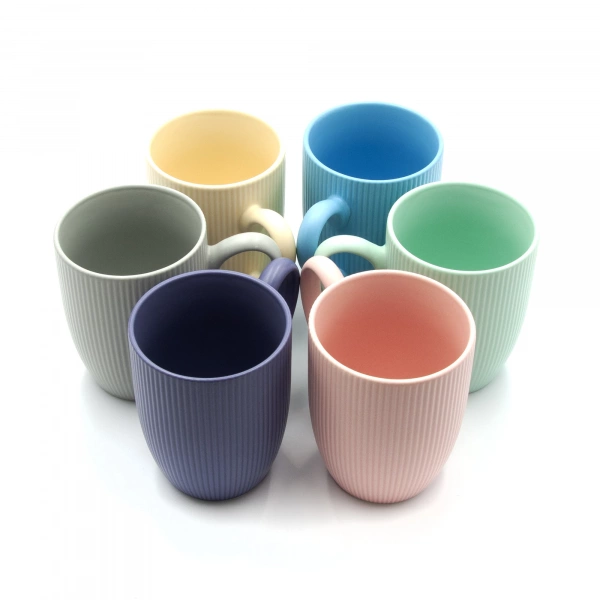 Кухоль керамічний Milika Decagon Color 350мл mix (M0420-MG350-C) фото 2