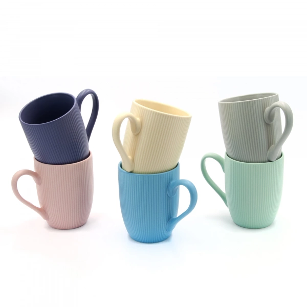 Кухоль керамічний Milika Decagon Color 350мл mix (M0420-MG350-C) фото 15