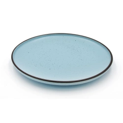 Тарелка десертная Milika Topaz Blue керамическая с бортом 20 см (M0470-TRSC2309014-80P-2)