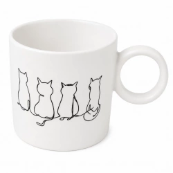 Кухоль Milika KittylandiaWhite 455 мл (M0520-93G-008D-M1381)