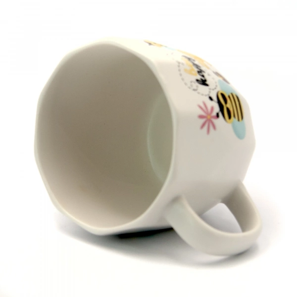 Кухоль порцеляновий Milika MadBee White 350мл (M0520-KLD9-S210A) фото 2