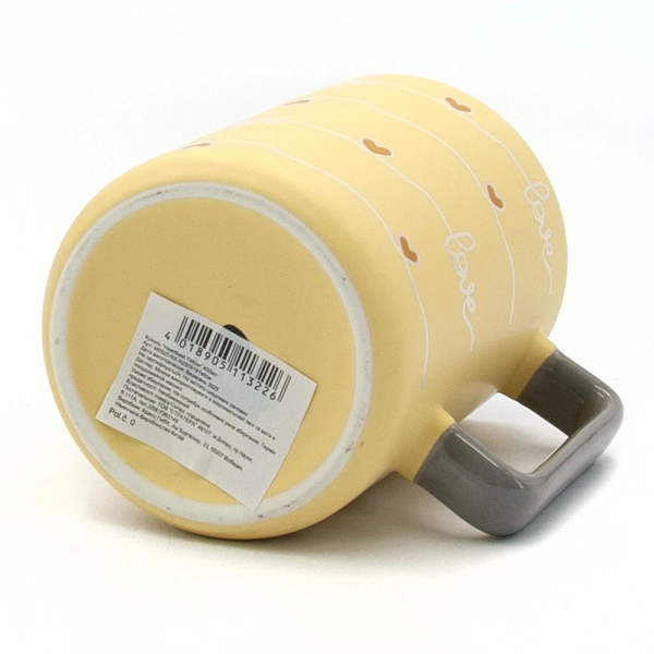 Кухоль Milika Heartbeat Yellow 400 мл (M0520-RX-N250519Yellow) фото 3