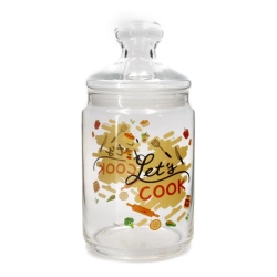 Банка для сипучих Luminarc Club Lets Cook With Fun 1л (V6684)