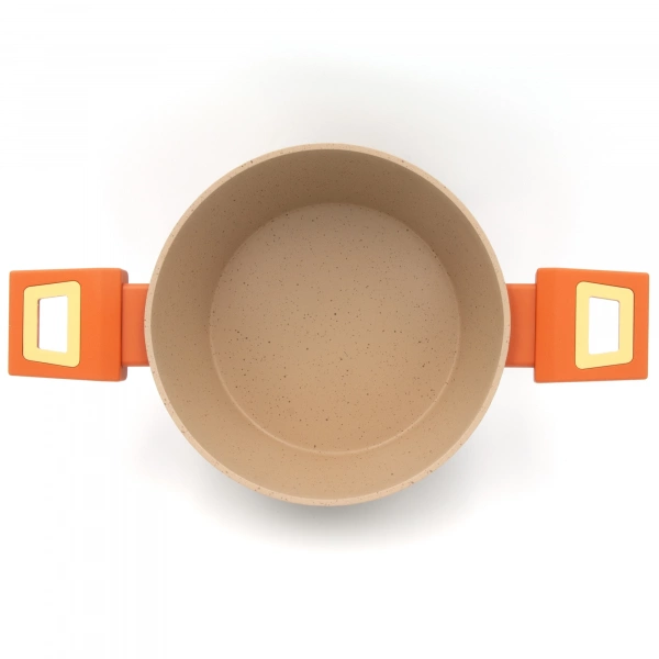 Каструля алюмінієва протипригарна Vincent D=20см 2л (VC-3188-20) фото 4