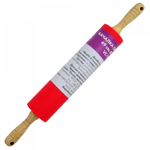 Качалка з силіконовим покриттям Vincent Basic 49см, d=6,5см (VC-1628) фото 2