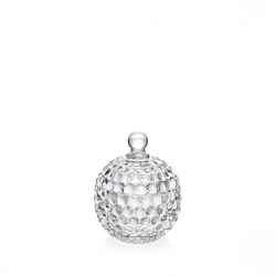 Цукорниця скляна з кришкою Wilmax Miracle 11х13 см (WL-267.570.201 / 1A)