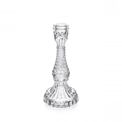 Свічник скляний Wilmax Diamond 21х10 см (WL-268.350.301 / 1A)