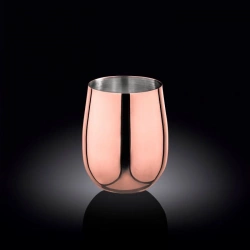 Стакан випуклий Wilmax St. Steel Copper 550мл (WL-552224 / A)
