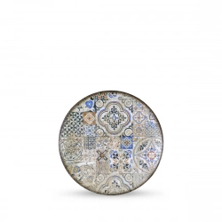 Тарілка десертна кругла Wilmax Vintage Mosaic Graphics 17 см (WL-671301 / A)