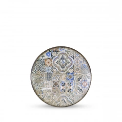 Тарілка десертна кругла Wilmax Vintage Mosaic Graphics 19 см (WL-671302 / A)