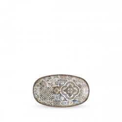 Блюдо углублённое овальное Wilmax Vintage Mosaic Graphics 16×9 см (WL-671341 / A)