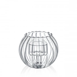 Подсвечник Wilmax Thermo Segment круглый одна свеча 12х10см (WL-888976/A)