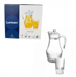 Набір для води Luminarc Lancier (глечик 1,8л, склянки 270мл - 6шт) - 7пр (X1023)