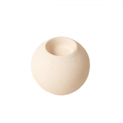 Подсвечник для чайных свечей Koopman бежевый 10х10х8см (95004430)