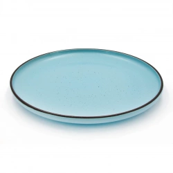 Тарілка обідня Milika Topaz Blue керамічна з бортом 26,7 см (M0480-TRSC2309014-105P-2)