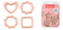 Набор форм для печенья на 4шт пластик Florina Coral (4W0527)