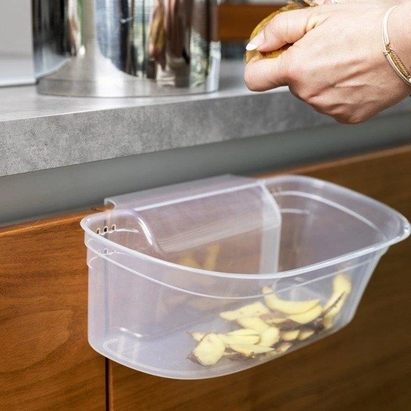 Кошик навісний для сміття Florina 30,5х17,5х9 см 2,2 л Gray (4P9542) фото 2